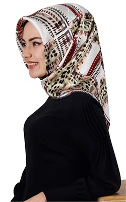 İndirimli İthal İpek Eşarp 13018-3