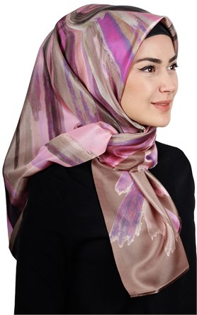 Piramit Tafta Dijital Eşarp 1913-5