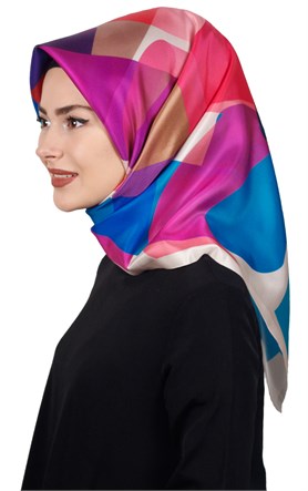 Piramit Tafta Dijital Eşarp 1917-2