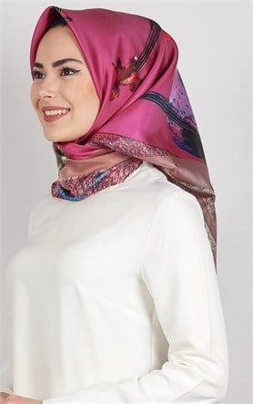 Piramit Tafta Dijital Eşarp 1923-1