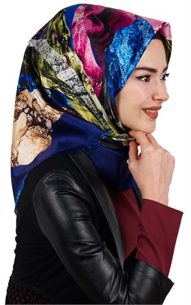 Tafta Dijital Eşarp 1335-15