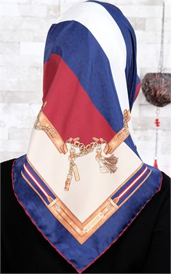 102-0018-04 U.S POLO ASSN EŞARP LACİVERT VİZON