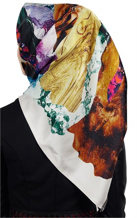 Tafta Dijital Eşarp 1335-17