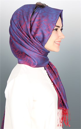 500-0013-21 ÇİFT YÖNLÜ İPEKSİ ŞAL
