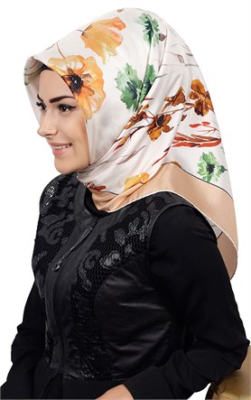 İthal İpek Eşarp 1575-4