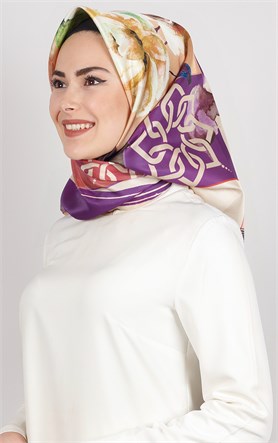 Piramit Tafta Dijital Eşarp 1920-10