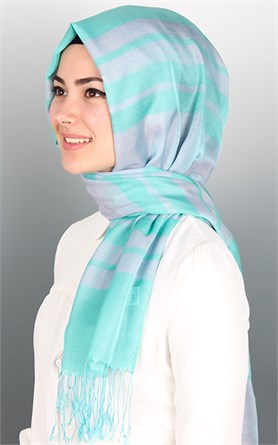 500-0013-60 ÇİFT YÖNLÜ İPEKSİ ŞAL