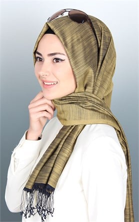 500-0013-40 ÇİFT YÖNLÜ İPEKSİ ŞAL