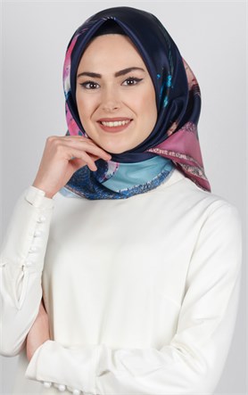 Piramit Tafta Dijital Eşarp 1923-9