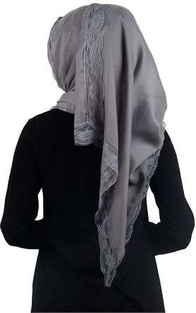 Dantelli Paşmina Şal 1243-20