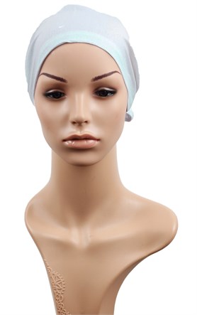 Penye Eşarp Bonesi 251-9 Buz Mavisi