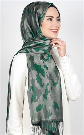 Kamuflaj İpeksi Şal 5550-48