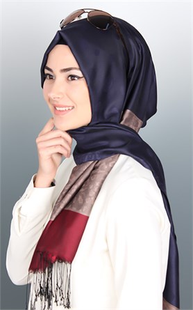 500-0013-19 ÇİFT YÖNLÜ İPEKSİ ŞAL