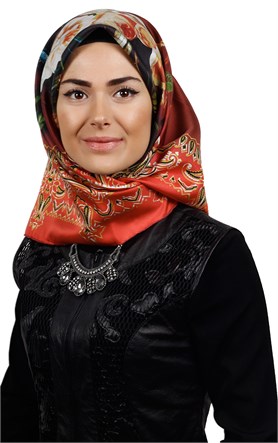 İndirimli İthal İpek Eşarp 13020-25