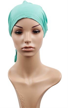 Penye Eşarp Bonesi 251-25 Su Yeşili