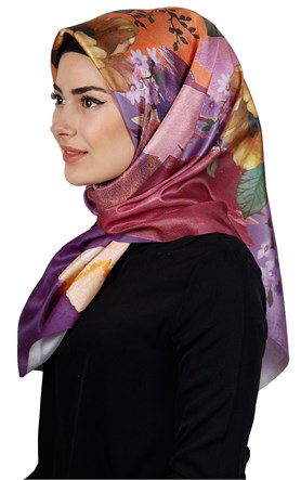 Piramit Tafta Dijital Eşarp 1912-5