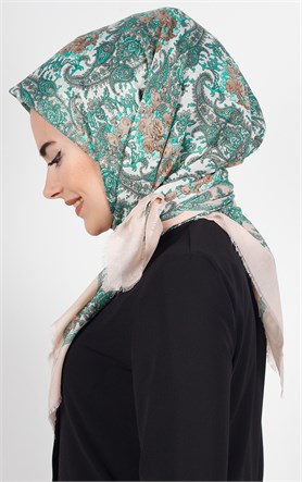 Akel Pamuklu 140x140 Cm Eşarp 1080-5