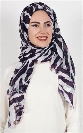 Keten Desenli Şal 1410-11