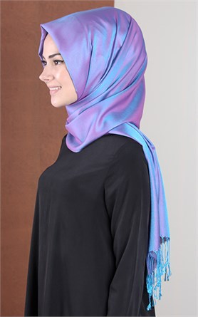 500-0015-35 ÇİFT YÖNLÜ İPEKSİ ŞAL