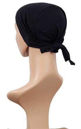 Penye Eşarp Bonesi 251-1 Siyah