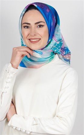 Piramit Tafta Dijital Eşarp 1924-3