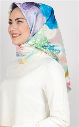 Piramit Tafta Dijital Eşarp 1924-1