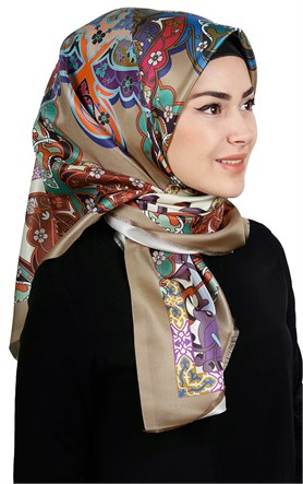 Piramit Tafta Dijital Eşarp 1910-2