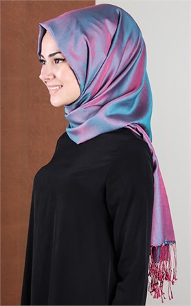 500-0015-30 ÇİFT YÖNLÜ İPEKSİ ŞAL