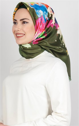 Piramit Tafta Dijital Eşarp 1921-7