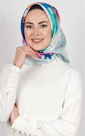 Piramit Tafta Dijital Eşarp 1921-4