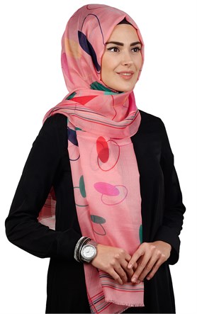 Pamuklu Desenli Şal 5771-6