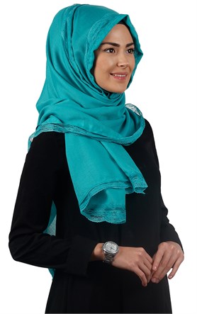 Dantelli Paşmina Şal 1243-27