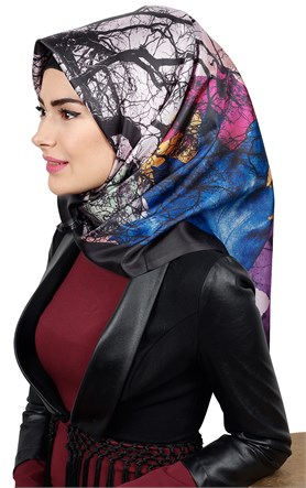 Tafta Dijital Eşarp 1332-4