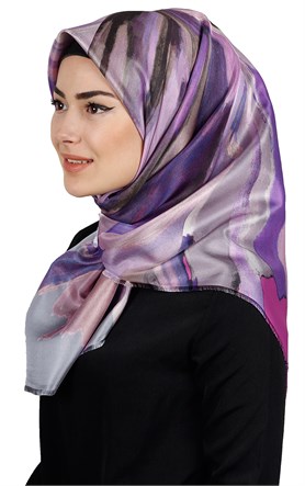 Piramit Tafta Dijital Eşarp 1913-3