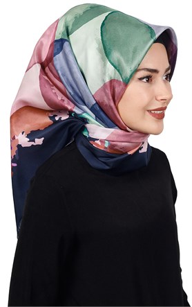 Piramit Tafta Dijital Eşarp 1914-8