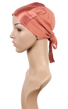 Saten Eşarp Bonesi 2508-1