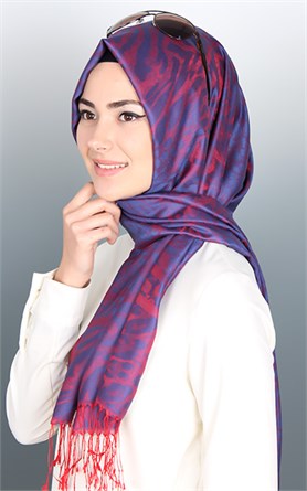 500-0013-21 ÇİFT YÖNLÜ İPEKSİ ŞAL