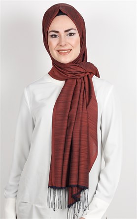 500-0002-02  ÇİFT YÖNLÜ İPEKSİ ŞAL 