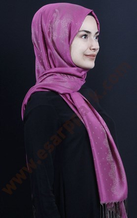 500-0002-05  ÇİFT YÖNLÜ İPEKSİ ŞAL