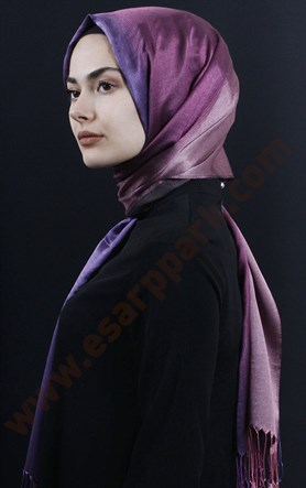 500-0003-02  ÇİFT YÖNLÜ İPEKSİ ŞAL PUDRA