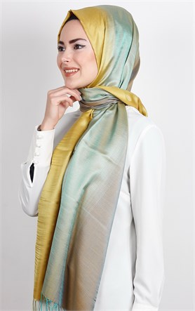 500-0010-13 ÇİFT YÖNLÜ İPEKSİ ŞAL 