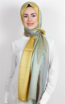 500-0010-13 ÇİFT YÖNLÜ İPEKSİ ŞAL 