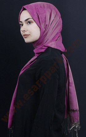 500-0010-14 ÇİFT YÖNLÜ İPEKSİ ŞAL 