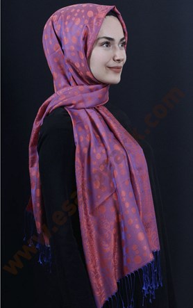 500-0010-15 ÇİFT YÖNLÜ İPEKSİ ŞAL 