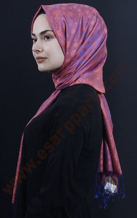 500-0010-15 ÇİFT YÖNLÜ İPEKSİ ŞAL 