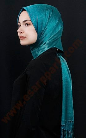 500-0010-16 ÇİFT YÖNLÜ İPEKSİ ŞAL