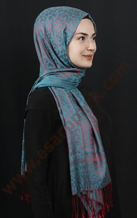 500-0013-01 ÇİFT YÖNLÜ İPEKSİ ŞAL