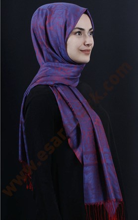 500-0013-09 ÇİFT YÖNLÜ İPEKSİ ŞAL