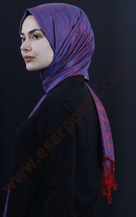 500-0013-09 ÇİFT YÖNLÜ İPEKSİ ŞAL