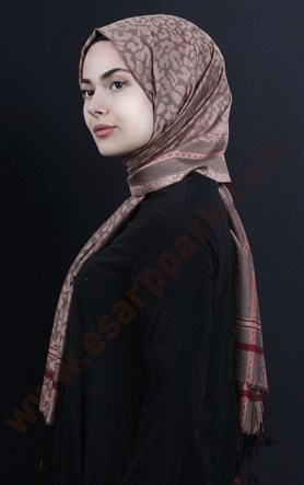 500-0013-10 ÇİFT YÖNLÜ İPEKSİ ŞAL